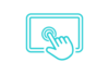 22-inch split HD touchscreen